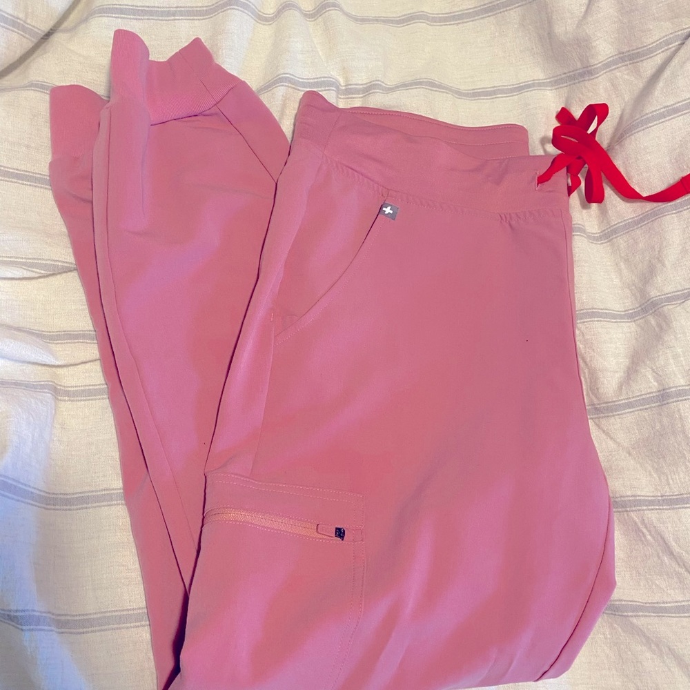 COPY - Figs Zamora Pink joggers Medium